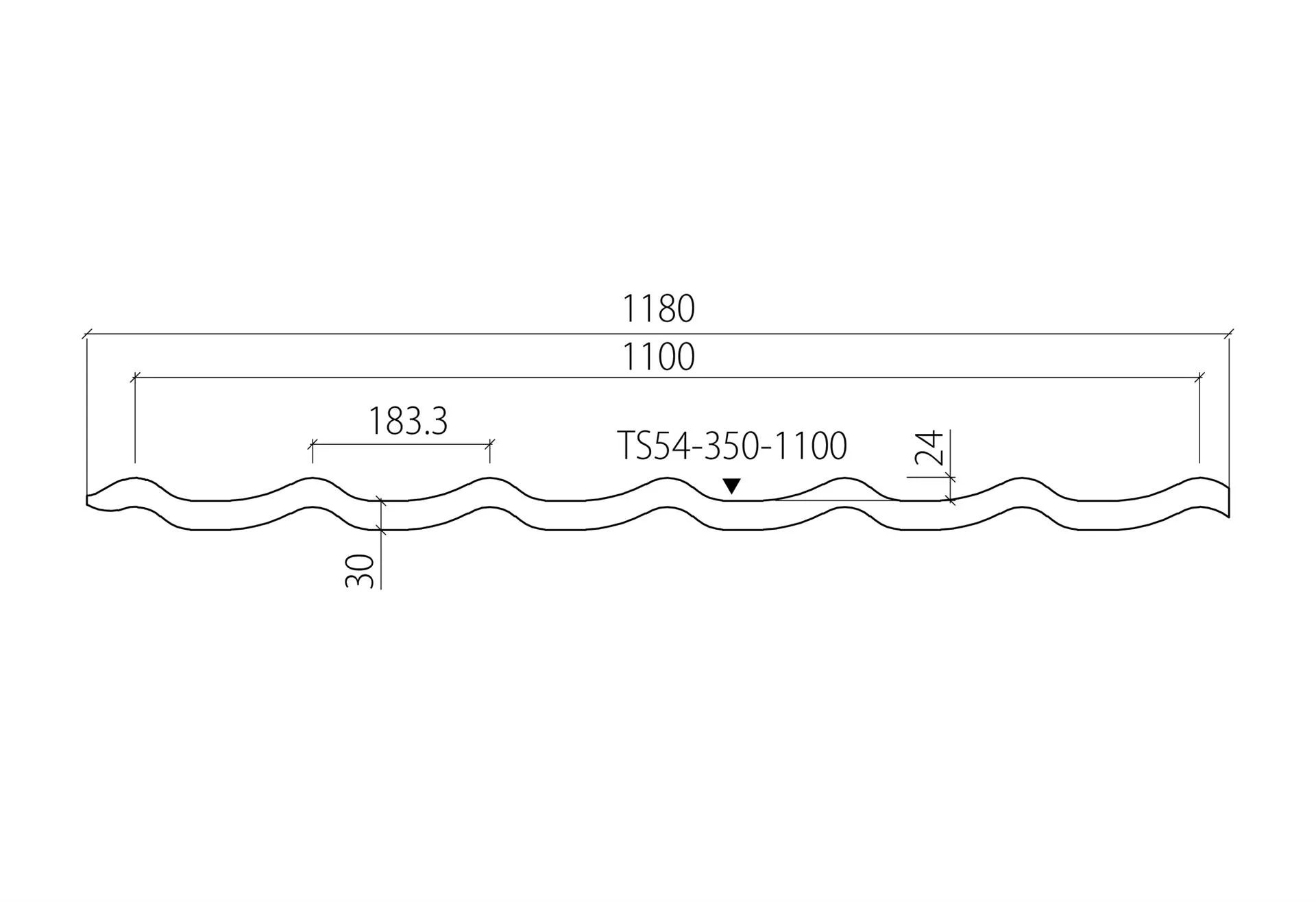 Ruukki Monterrey Grand rysunek techniczny